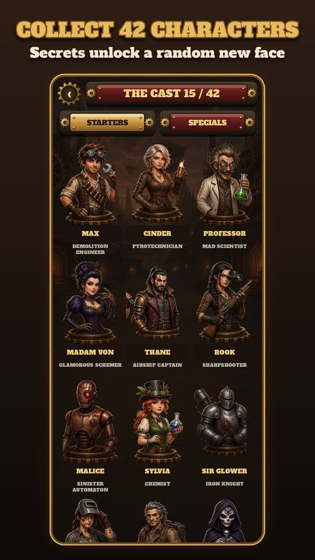 Explojong character collection